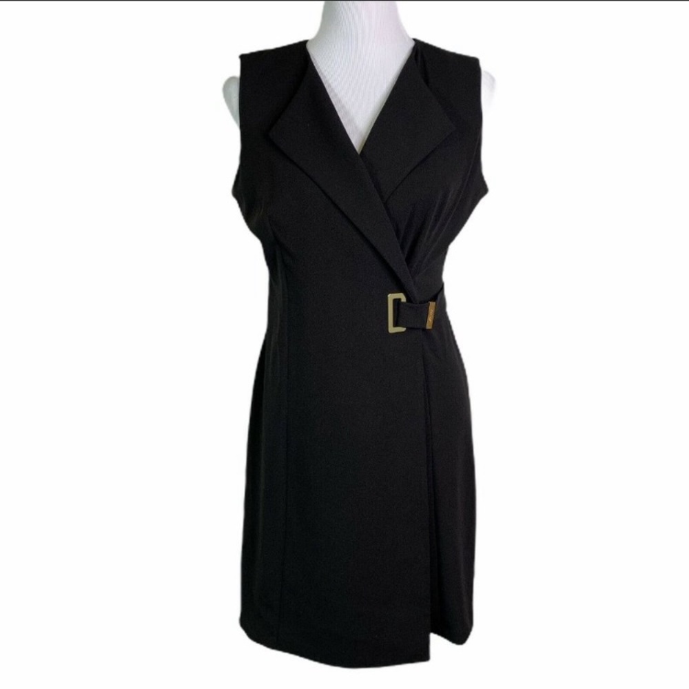 Calvin Klein Black Sleeveless Dress